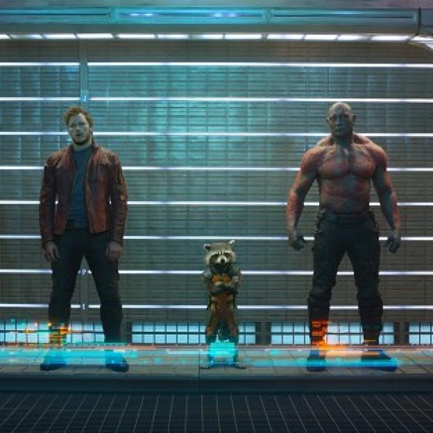Congleton Guardian: Bradley Cooper plays Rocket the raccoon (centre) in Guardians Of The Galaxy Congleton Guardian: Bradley Cooper plays Rocket the raccoon (centre) in Guardians Of The Galaxy