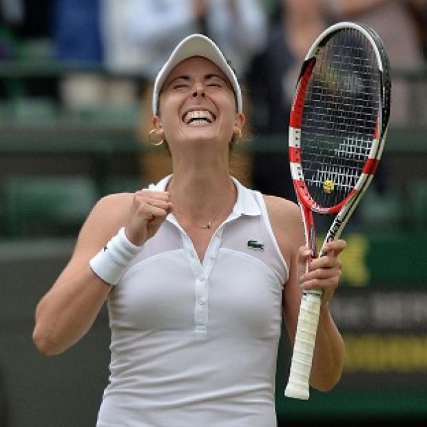 Congleton Guardian: Alize Cornet, pictured, will face Eugenie Bouchard on Monday Congleton Guardian: Alize Cornet, pictured, will face Eugenie Bouchard on Monday