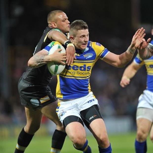 Congleton Guardian: Leeds Rhinos' Liam Sutcliffe kept his nerve late on as his side beat Catalan Dragons Congleton Guardian: Leeds Rhinos' Liam Sutcliffe kept his nerve late on as his side beat Catalan Dragons