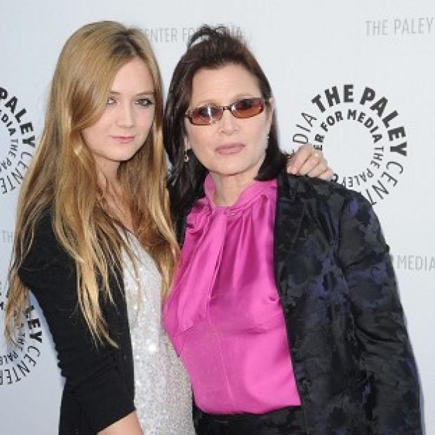 Congleton Guardian: Billie Lourd will reportedly appear with her mother Carrie Fisher in the new Star Wars movie (Rex) Congleton Guardian: Billie Lourd will reportedly appear with her mother Carrie Fisher in the new Star Wars movie (Rex)