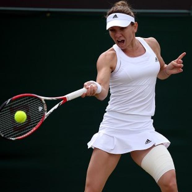 Congleton Guardian: Simona Halep, pictured, defeated Zarina Diyas 6-3 6-0 Congleton Guardian: Simona Halep, pictured, defeated Zarina Diyas 6-3 6-0