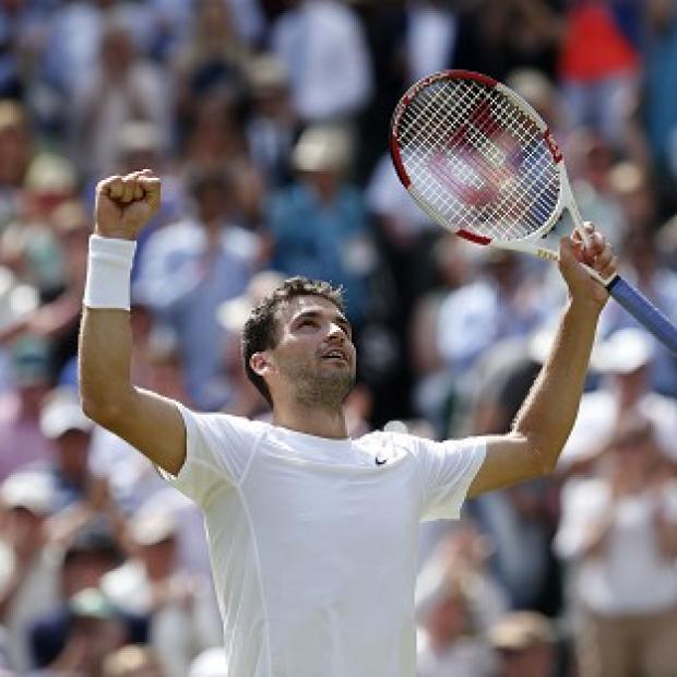 Congleton Guardian: Grigor Dimitrov, pictured, has been backed as the man to beat at Wimbledon by Novak Djokovic Congleton Guardian: Grigor Dimitrov, pictured, has been backed as the man to beat at Wimbledon by Novak Djokovic