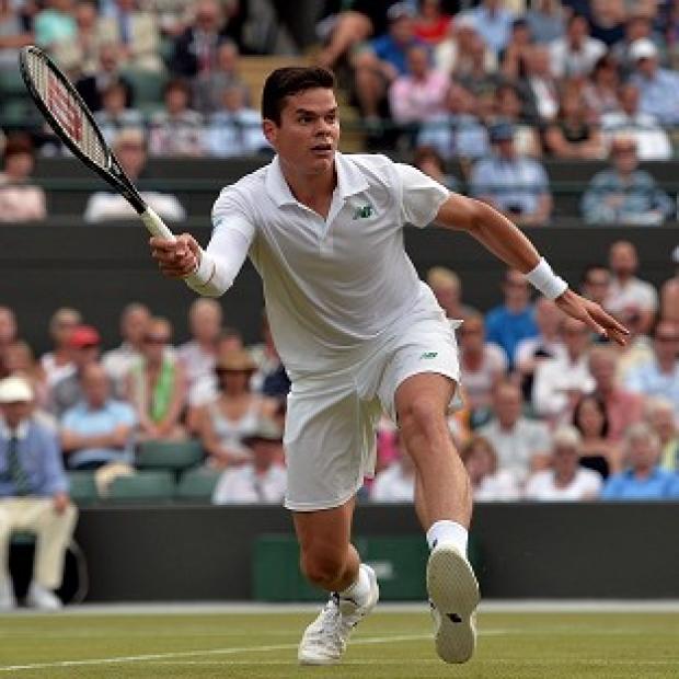 Congleton Guardian: Milos Raonic, pictured, will face Roger Federer in the semi-finals Congleton Guardian: Milos Raonic, pictured, will face Roger Federer in the semi-finals