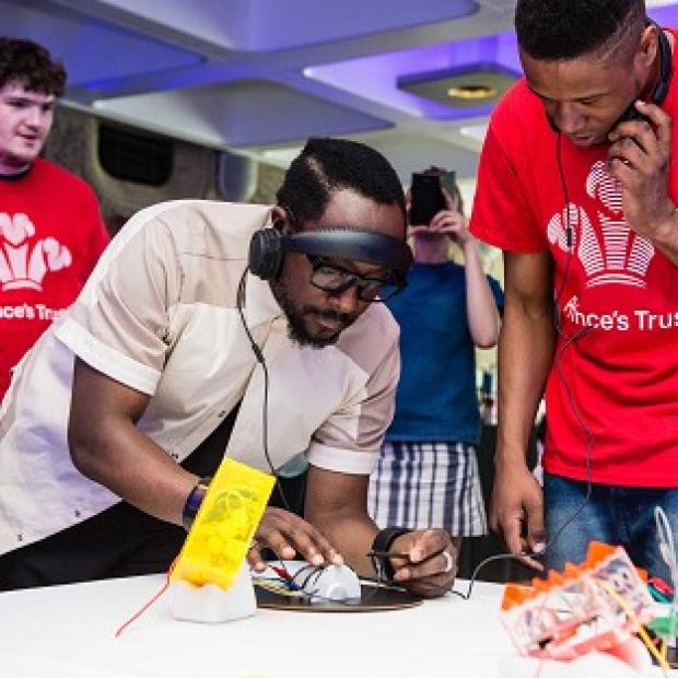Congleton Guardian: Will.i.am has seen how young people are learning high-tech skills as a result of his half-a-million pounds of funding Congleton Guardian: Will.i.am has seen how young people are learning high-tech skills as a result of his half-a-million pounds of funding