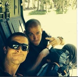 Congleton Guardian: Channing Tatum shared this picture of himself with Bear Grylls on Instagram Congleton Guardian: Channing Tatum shared this picture of himself with Bear Grylls on Instagram