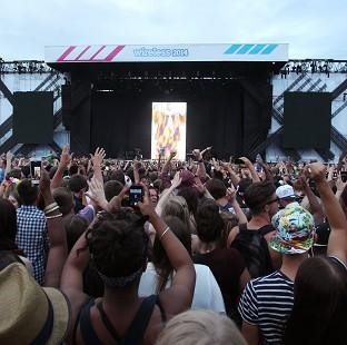 Congleton Guardian: The crowd watch Kanye West perform at the Wireless Festival in Finsbury Park, north London Congleton Guardian: The crowd watch Kanye West perform at the Wireless Festival in Finsbury Park, north London