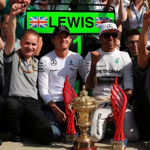 Congleton Guardian: Lewis Hamilton, after winning the British GP, has poked fun at Mercedes team-mate Nico Rosberg ahead of his home race in Germany Congleton Guardian: Lewis Hamilton, after winning the British GP, has poked fun at Mercedes team-mate Nico Rosberg ahead of his home race in Germany