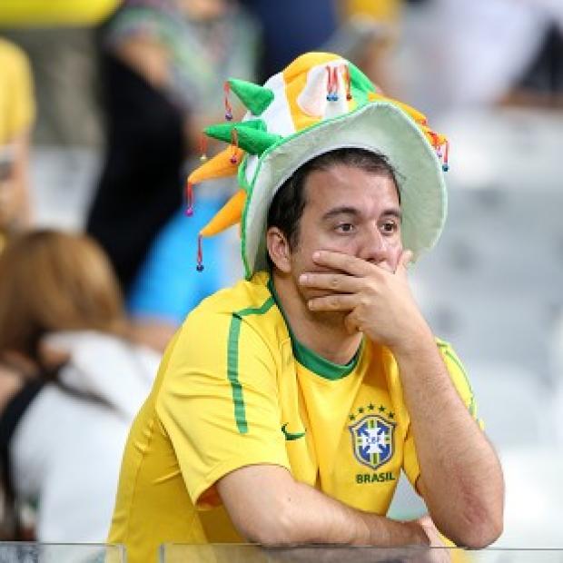 Congleton Guardian: Brazil fans were dejected after their team's humbling at the hands of Germany in the World Cup semi-final Congleton Guardian: Brazil fans were dejected after their team's humbling at the hands of Germany in the World Cup semi-final