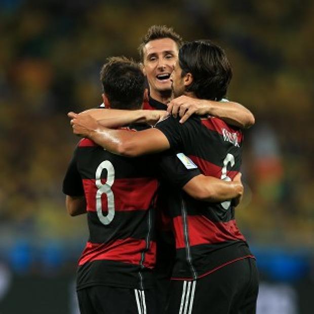 Congleton Guardian: Miroslav Klose, centre, is now the leading goalscorer in World Cup competition Congleton Guardian: Miroslav Klose, centre, is now the leading goalscorer in World Cup competition