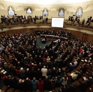 Congleton Guardian: The General Synod vote over women bishops comes after the legislation was derailed in November 2012 by just six votes cast by lay members Congleton Guardian: The General Synod vote over women bishops comes after the legislation was derailed in November 2012 by just six votes cast by lay members
