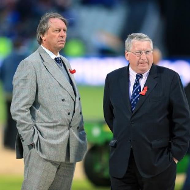 Congleton Guardian: David Collier, right, is to retire as England and Wales Cricket Board chief executive Congleton Guardian: David Collier, right, is to retire as England and Wales Cricket Board chief executive