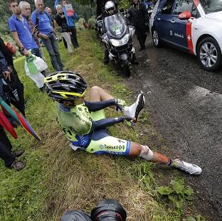 Congleton Guardian: Alberto Contador is the latest former winner to retire injured (AP) Congleton Guardian: Alberto Contador is the latest former winner to retire injured (AP)