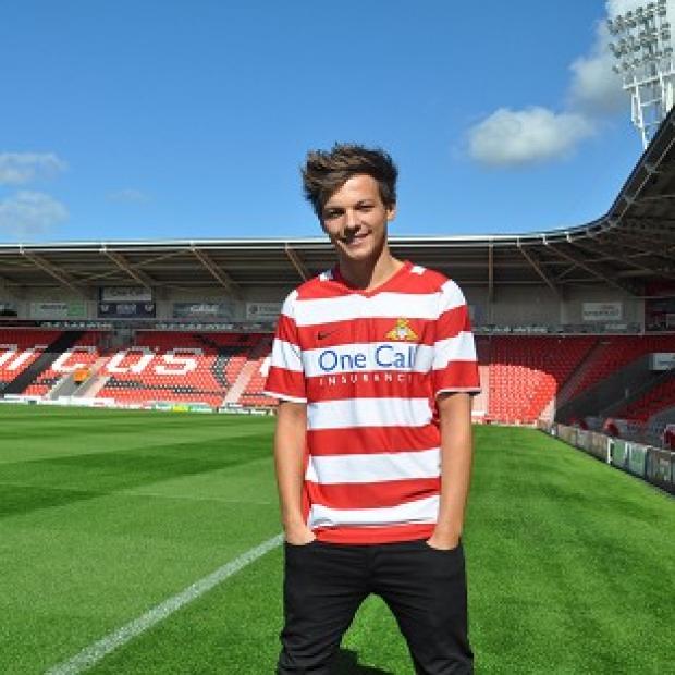 Congleton Guardian: Louis Tomlinson of One Direction was involved in a joint bid to buy his hometown football club Doncaster Rovers Congleton Guardian: Louis Tomlinson of One Direction was involved in a joint bid to buy his hometown football club Doncaster Rovers