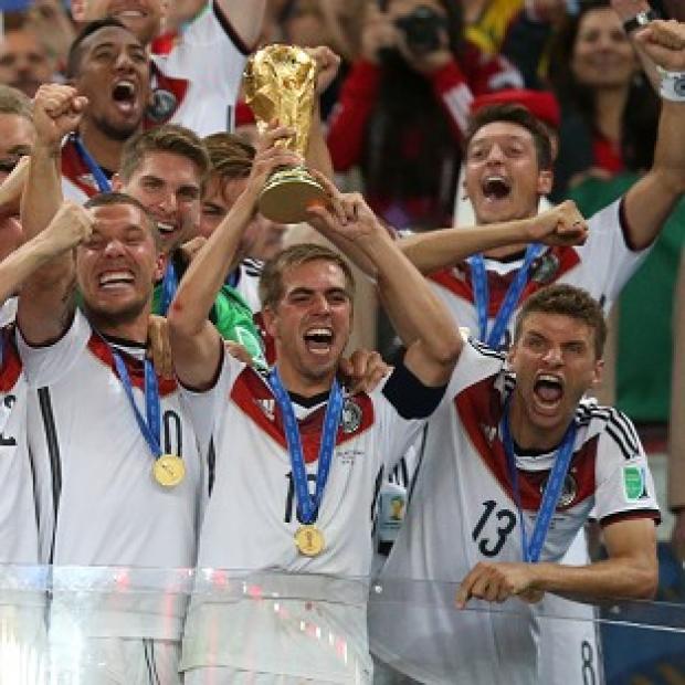 Congleton Guardian: Philipp Lahm, pictured holding the World Cup trophy, has retired from international football Congleton Guardian: Philipp Lahm, pictured holding the World Cup trophy, has retired from international football