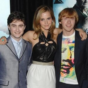 Daniel Radcliffe, Emma Watson and Rupert Grint attended the NY premiere